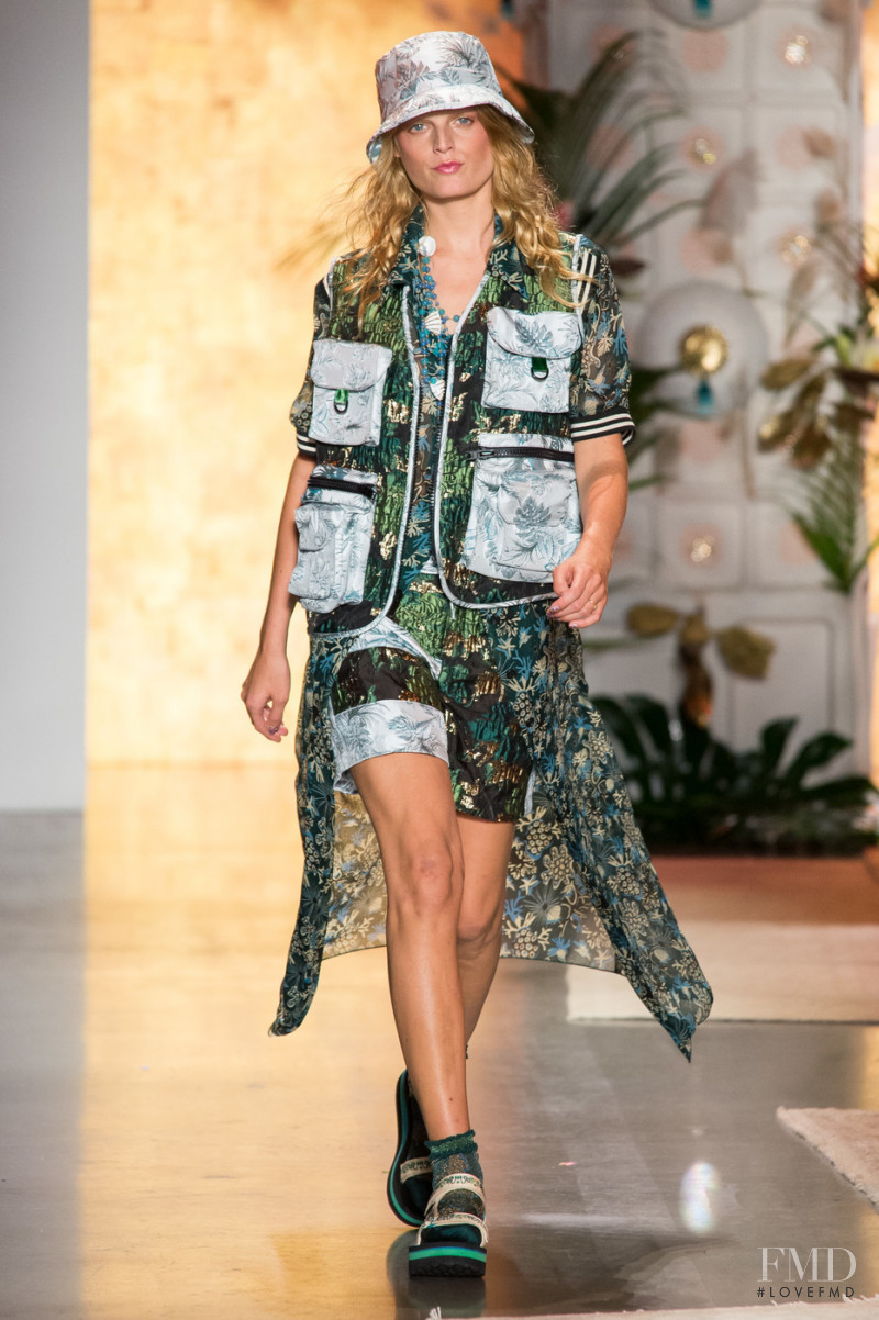 Hanne Gaby Odiele featured in  the Anna Sui fashion show for Spring/Summer 2019