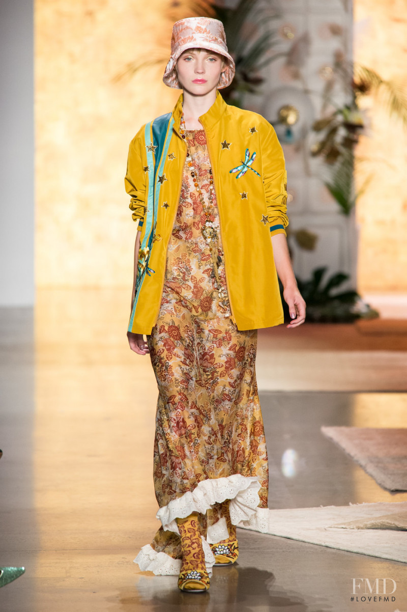 Lucan Gillespie featured in  the Anna Sui fashion show for Spring/Summer 2019