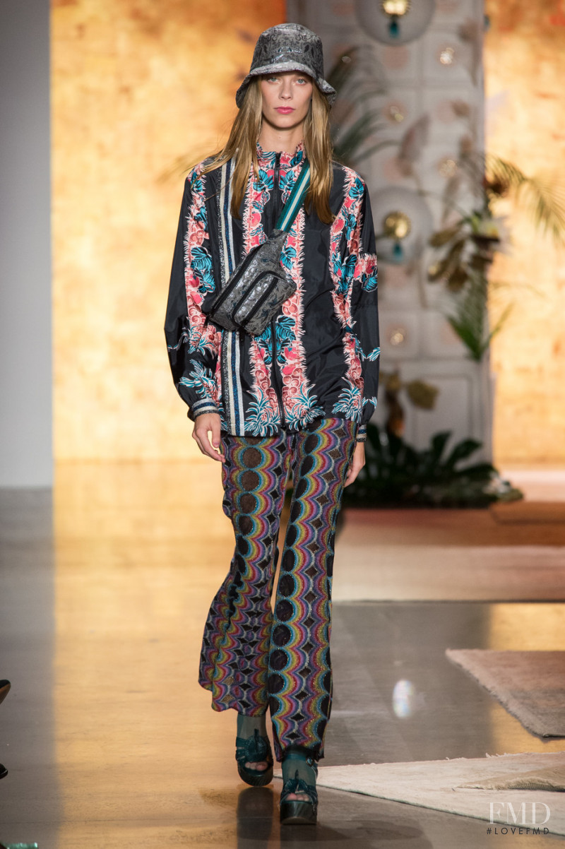 Lexi Boling featured in  the Anna Sui fashion show for Spring/Summer 2019