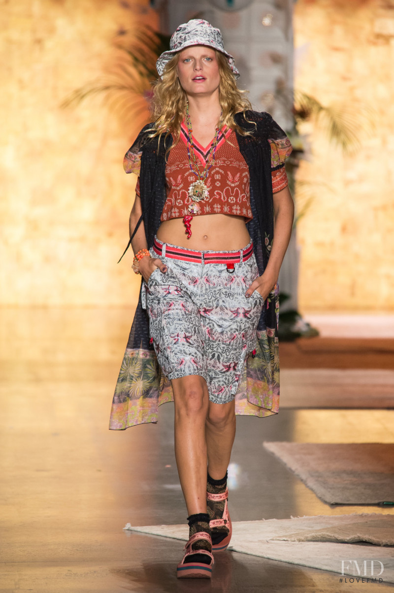Hanne Gaby Odiele featured in  the Anna Sui fashion show for Spring/Summer 2019