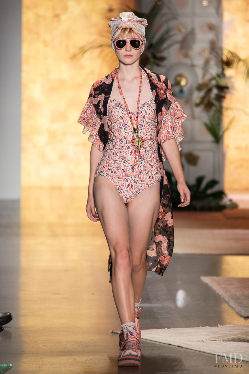 Lucan Gillespie featured in  the Anna Sui fashion show for Spring/Summer 2019