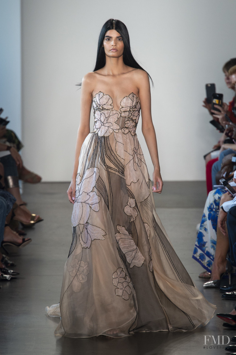Bhumika Arora featured in  the Pamella Roland fashion show for Spring/Summer 2019