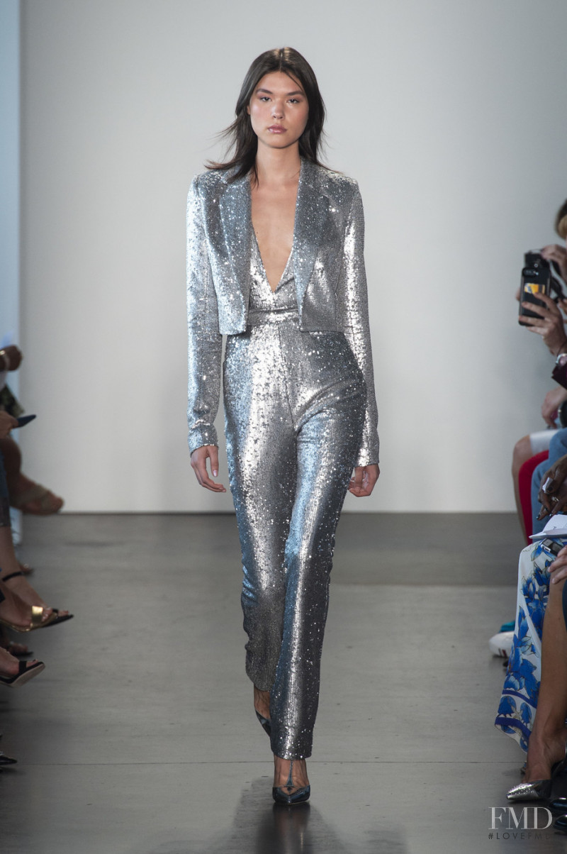 Angelica Erthal featured in  the Pamella Roland fashion show for Spring/Summer 2019
