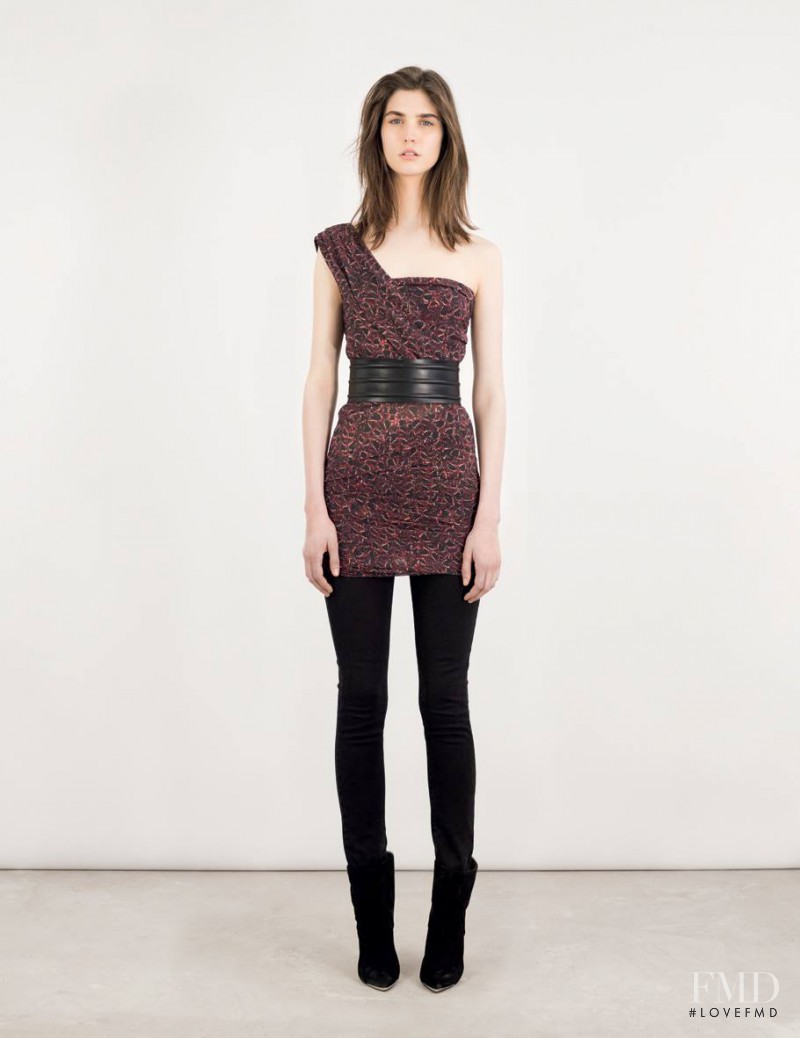 Manon Leloup featured in  the IRO Paris lookbook for Pre-Fall 2013