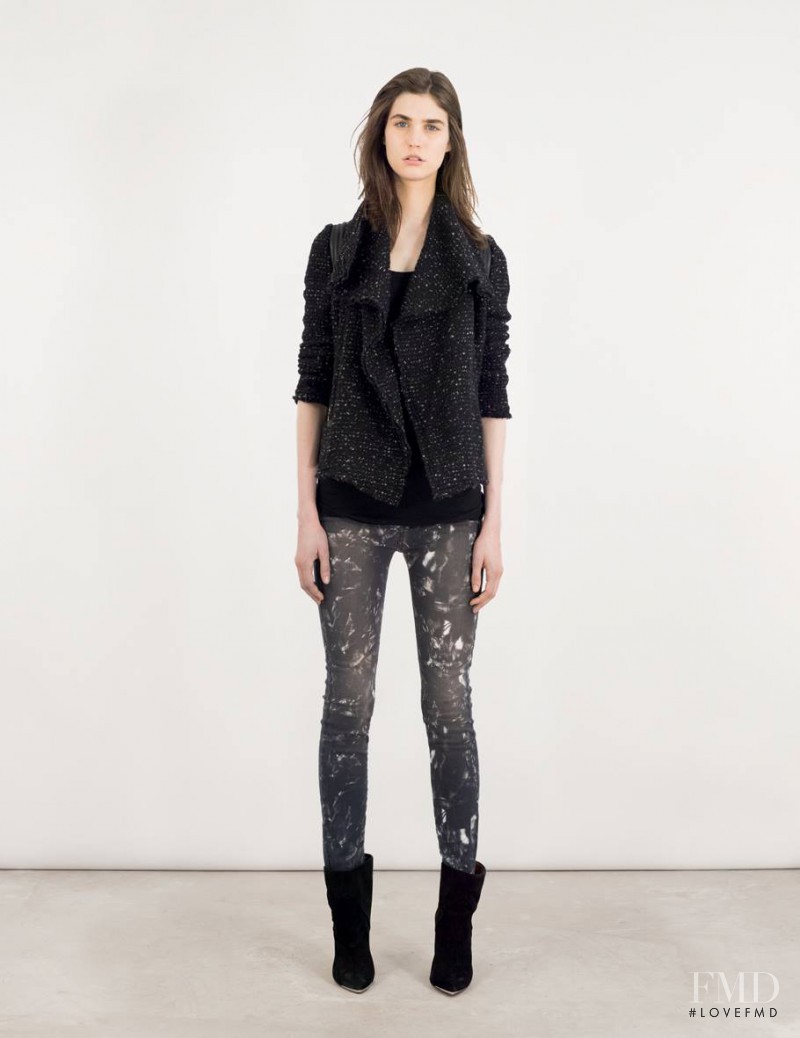 Manon Leloup featured in  the IRO Paris lookbook for Pre-Fall 2013