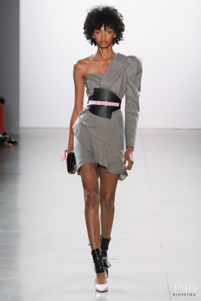 Djenice Duarte Silva featured in  the Taoray Wang fashion show for Spring/Summer 2019
