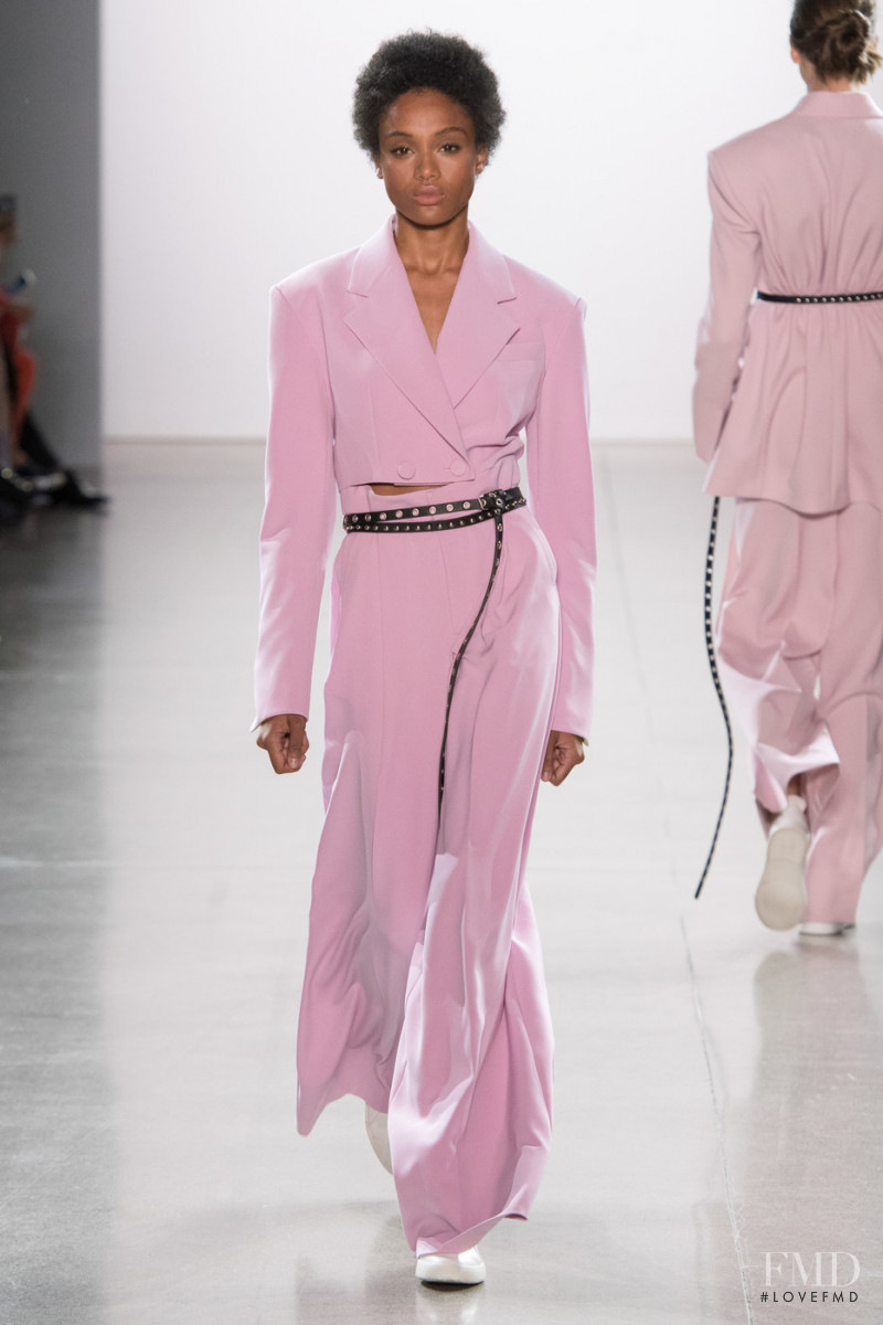 Christina Knight featured in  the Taoray Wang fashion show for Spring/Summer 2019