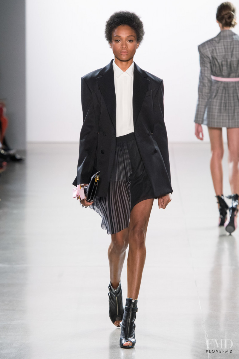 Christina Knight featured in  the Taoray Wang fashion show for Spring/Summer 2019