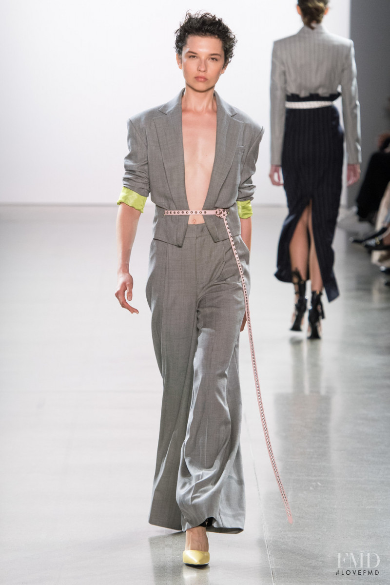 Anastasia Chekry featured in  the Taoray Wang fashion show for Spring/Summer 2019