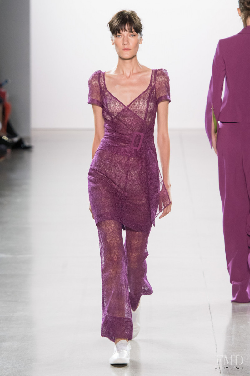 Liene Podina featured in  the Taoray Wang fashion show for Spring/Summer 2019