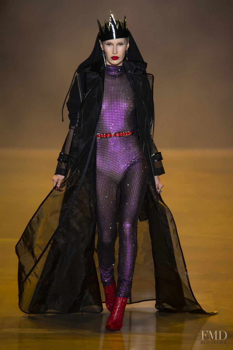 Karina Villa featured in  the The Blonds fashion show for Spring/Summer 2019