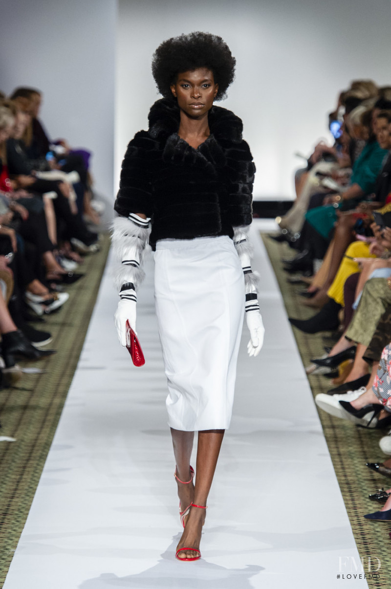 Barbra Lee Grant featured in  the Dennis Basso fashion show for Spring/Summer 2019
