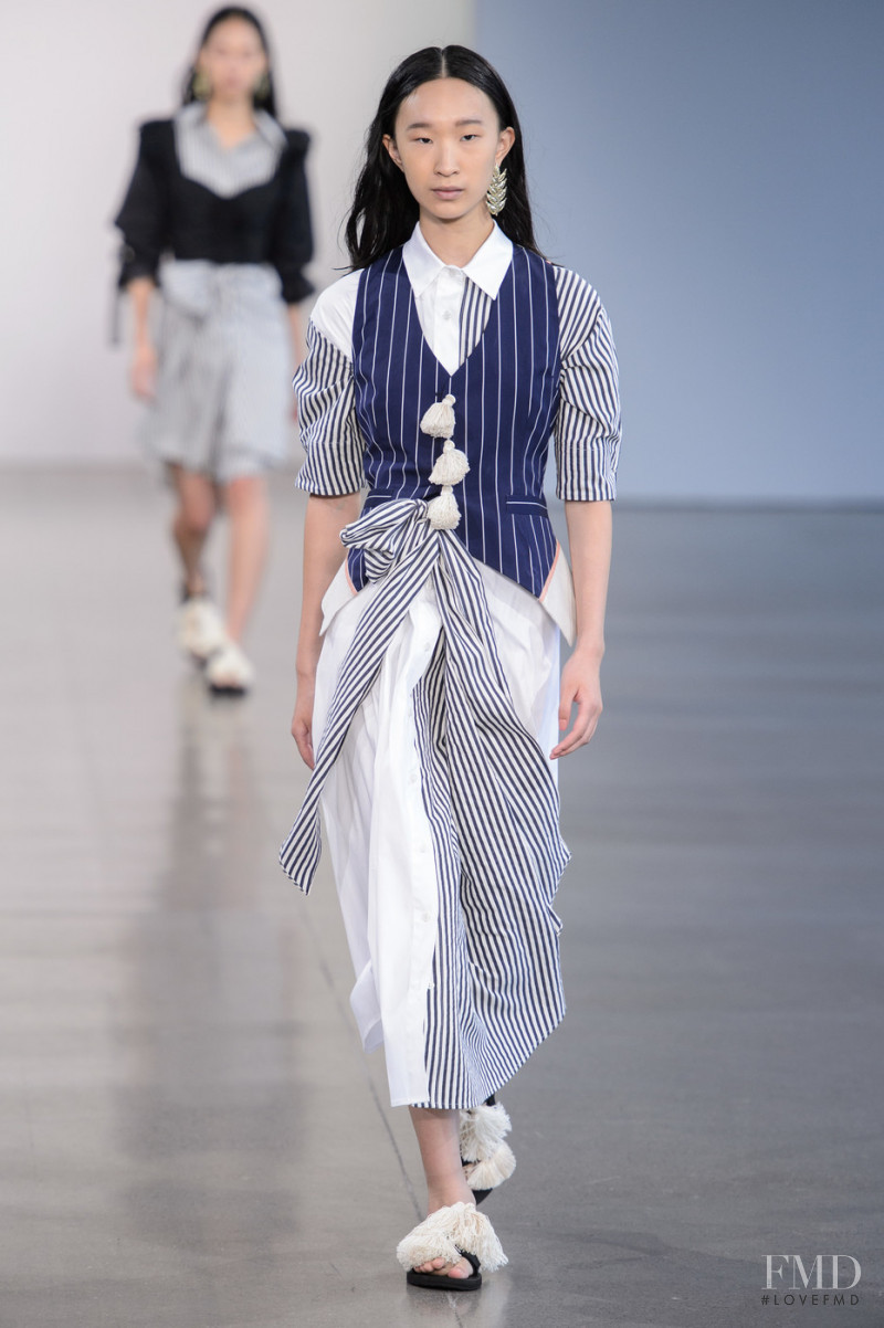 Jia Chenyu featured in  the Tome fashion show for Spring/Summer 2019