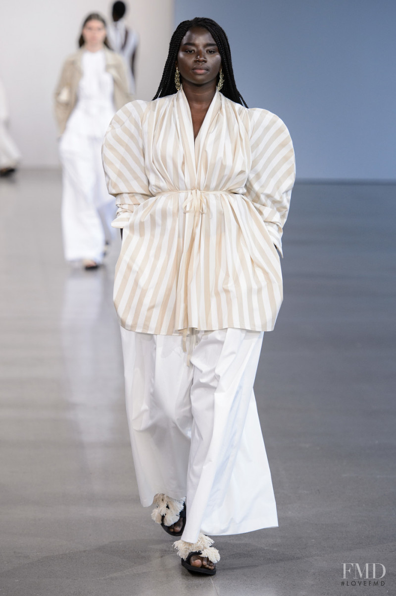 Seynabou Cisse featured in  the Tome fashion show for Spring/Summer 2019