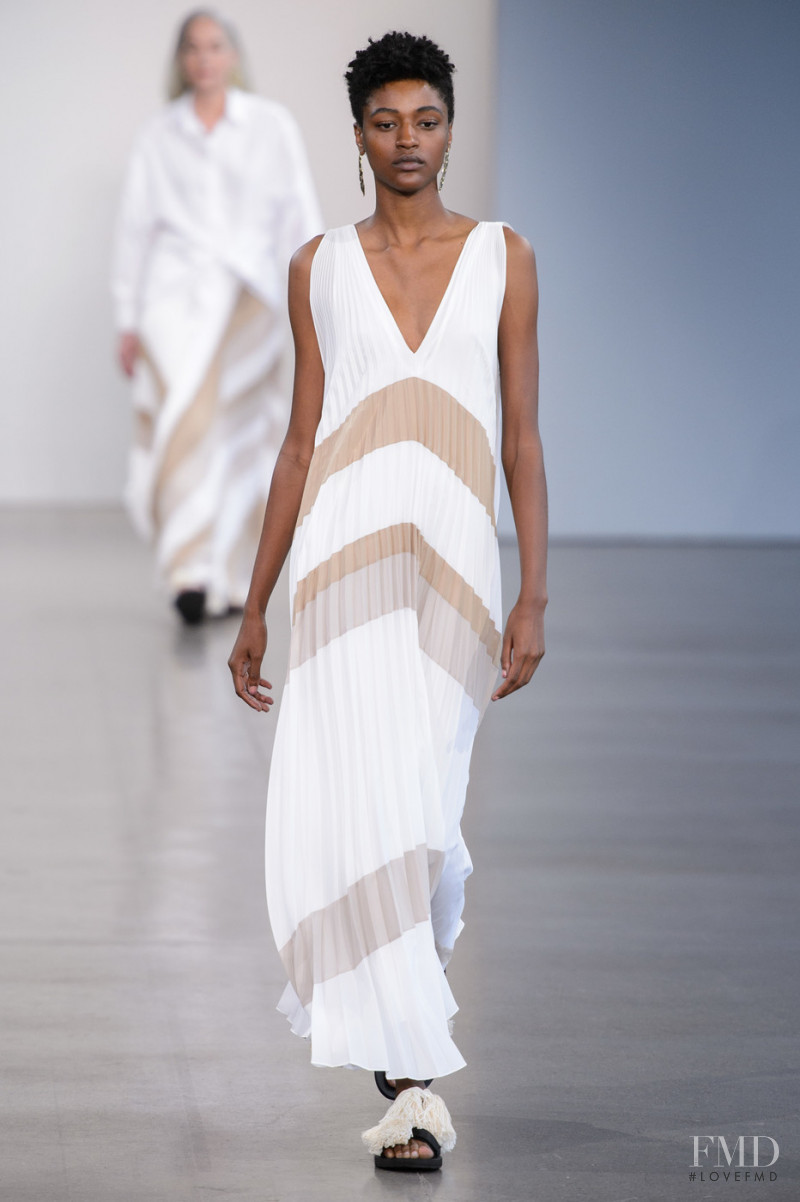 Dominique Brannon featured in  the Tome fashion show for Spring/Summer 2019