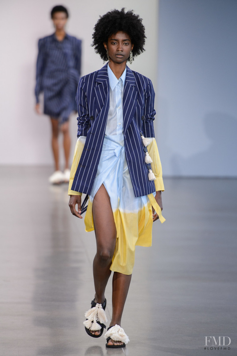 Crystal Noreiga featured in  the Tome fashion show for Spring/Summer 2019