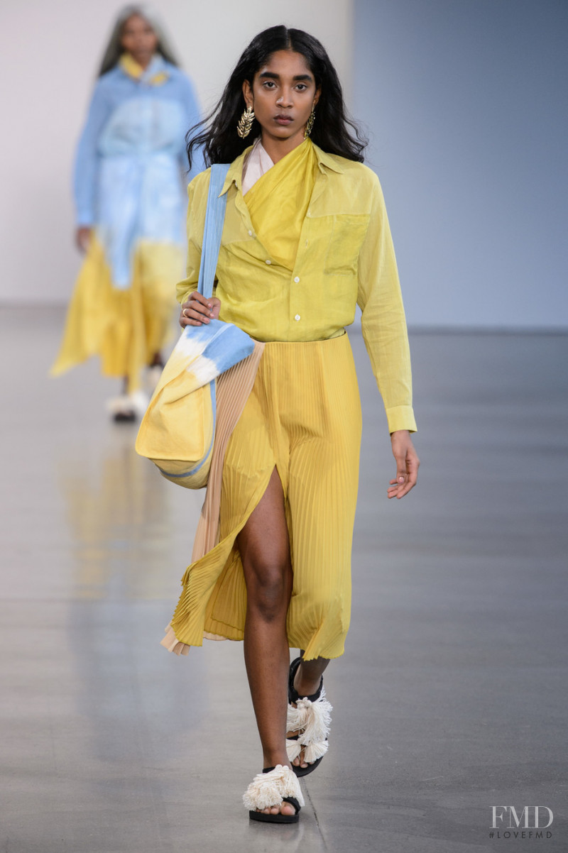 Naomi Janumala featured in  the Tome fashion show for Spring/Summer 2019