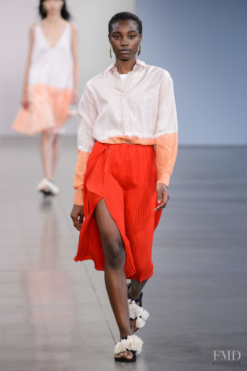 Edun Bola featured in  the Tome fashion show for Spring/Summer 2019