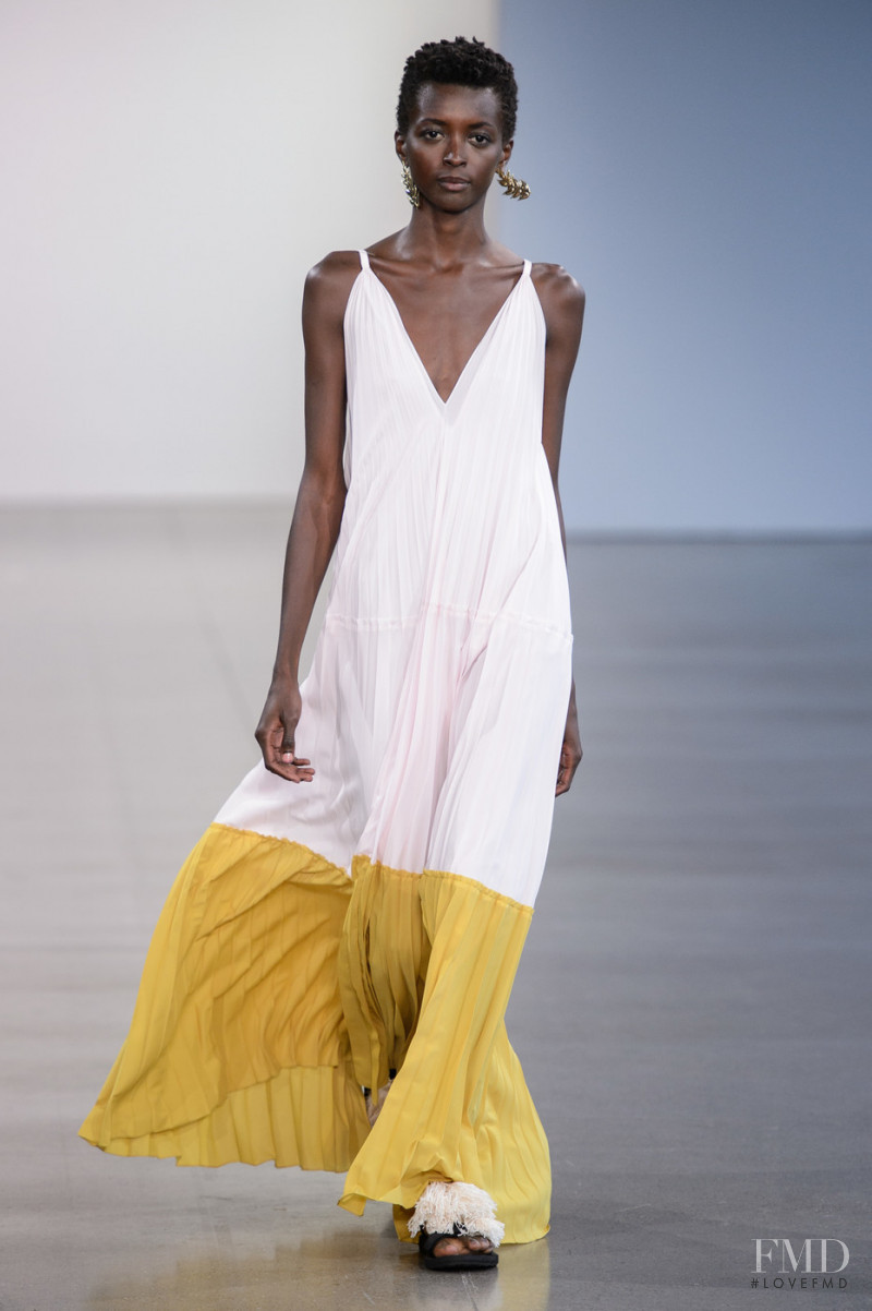 Amira Pinheiro featured in  the Tome fashion show for Spring/Summer 2019