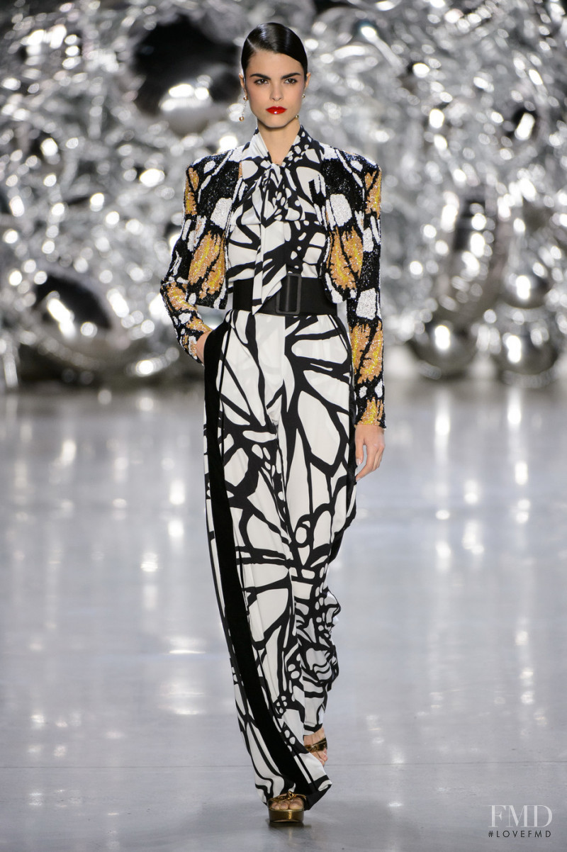 Carol Mendes featured in  the Naeem Khan fashion show for Spring/Summer 2019