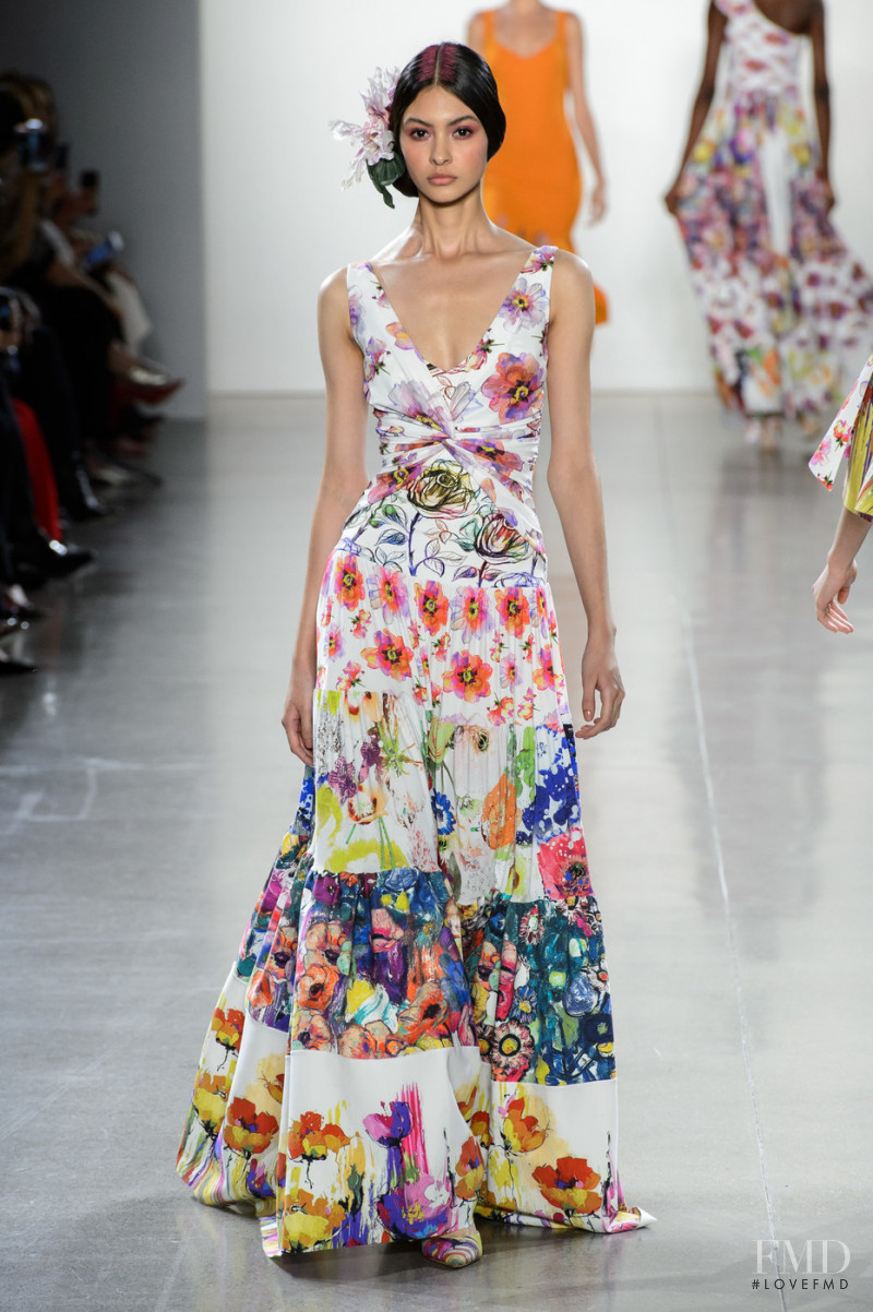 Judith Bustamante featured in  the Chiara Boni La Petite Robe fashion show for Spring/Summer 2019