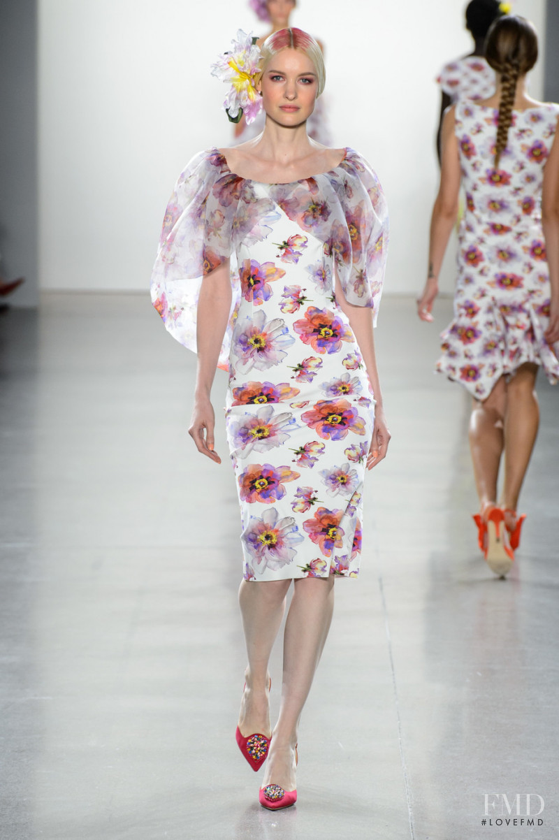 Snow Dollkinson featured in  the Chiara Boni La Petite Robe fashion show for Spring/Summer 2019