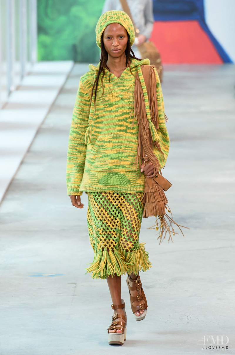 Adesuwa Aighewi featured in  the Michael Kors Collection fashion show for Spring/Summer 2019