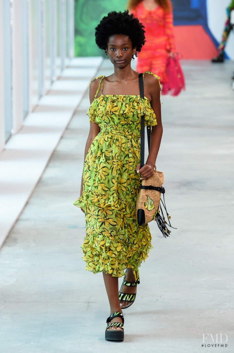 Imari Karanja featured in  the Michael Kors Collection fashion show for Spring/Summer 2019
