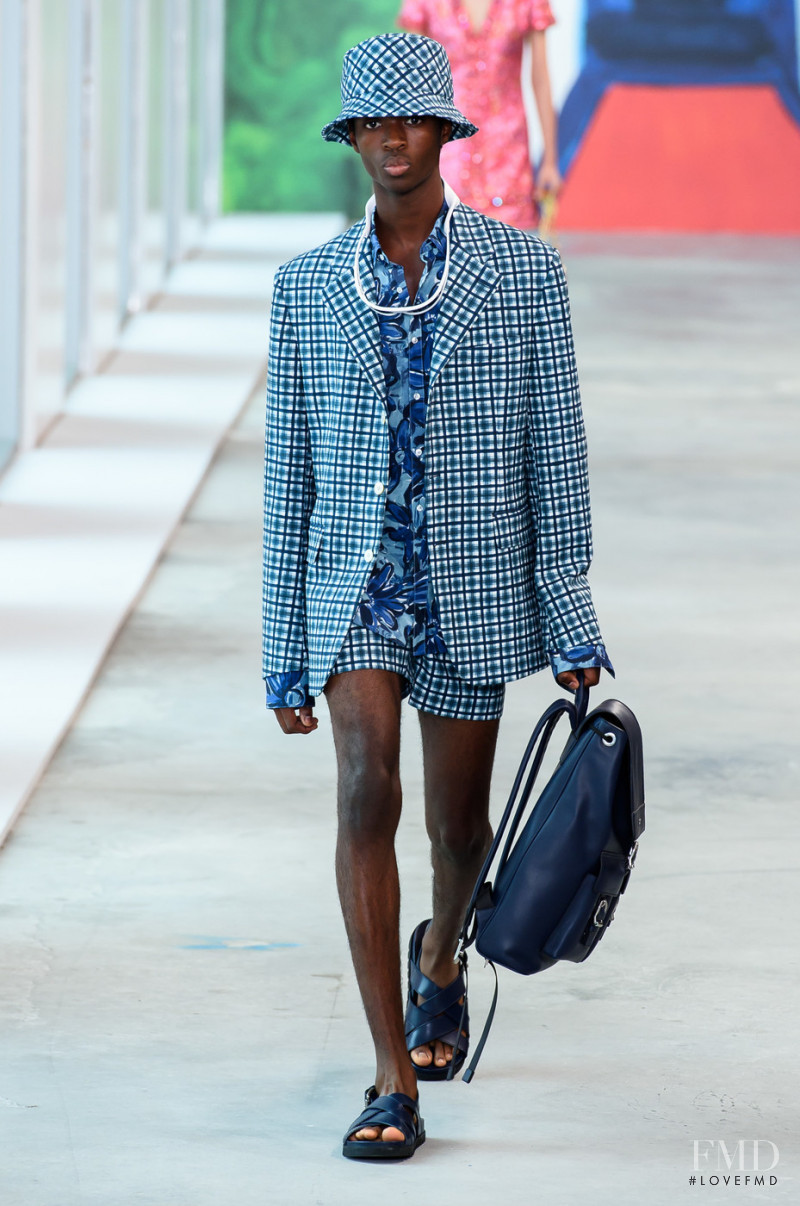 Alton Mason featured in  the Michael Kors Collection fashion show for Spring/Summer 2019