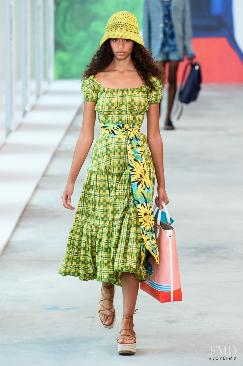 Zoe Thaets featured in  the Michael Kors Collection fashion show for Spring/Summer 2019