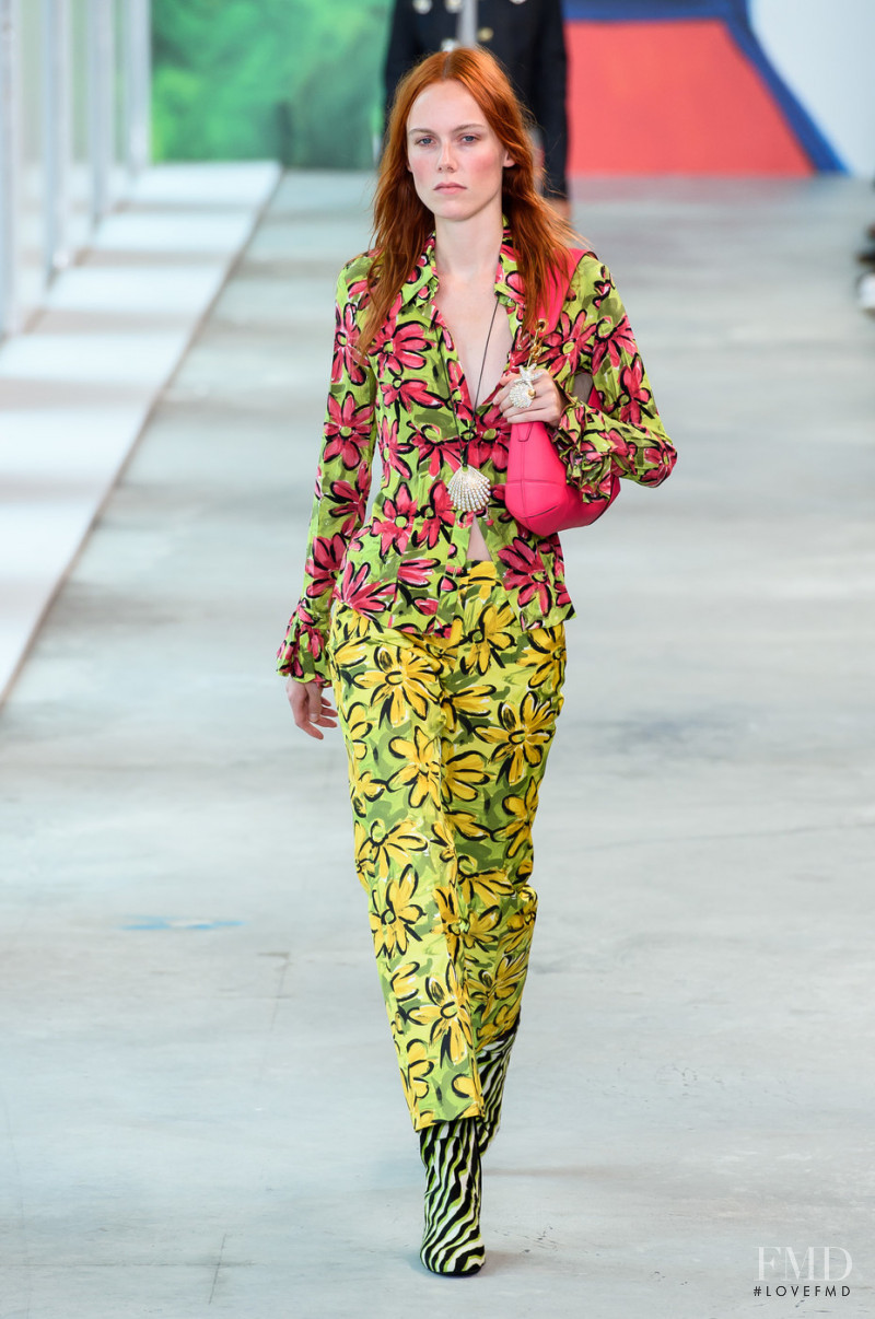 Kiki Willems featured in  the Michael Kors Collection fashion show for Spring/Summer 2019
