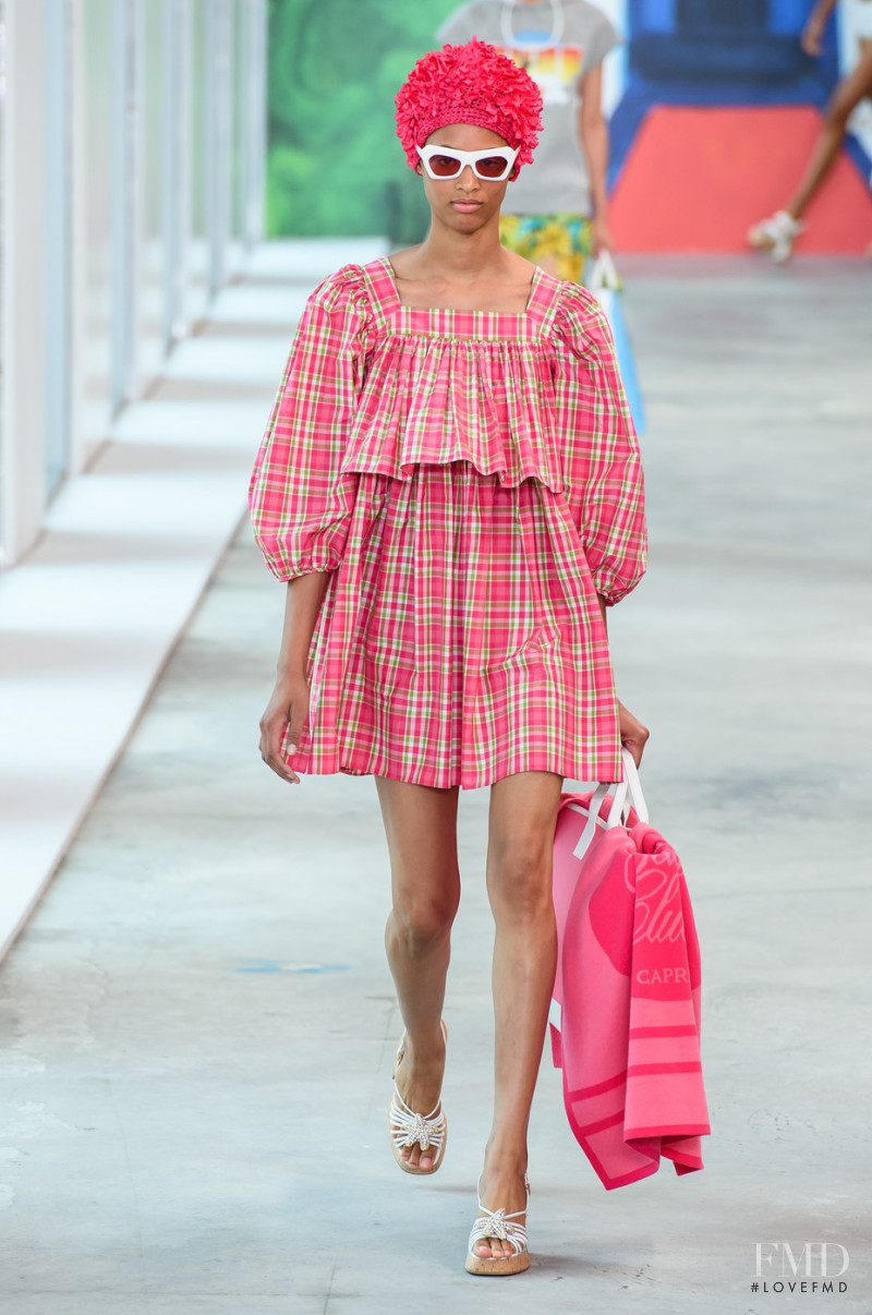 Janaye Furman featured in  the Michael Kors Collection fashion show for Spring/Summer 2019