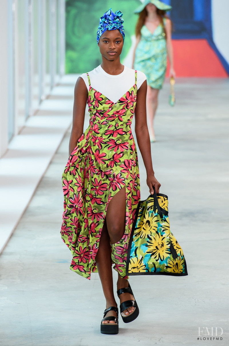 Mayowa Nicholas featured in  the Michael Kors Collection fashion show for Spring/Summer 2019