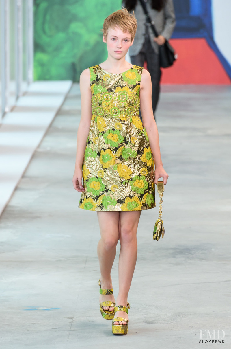 Lucan Gillespie featured in  the Michael Kors Collection fashion show for Spring/Summer 2019