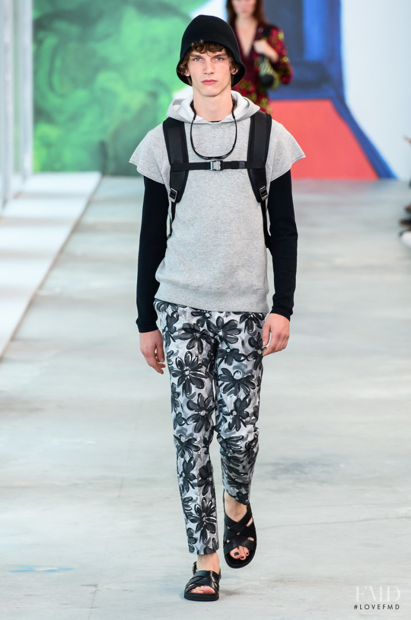 Erik van Gils featured in  the Michael Kors Collection fashion show for Spring/Summer 2019