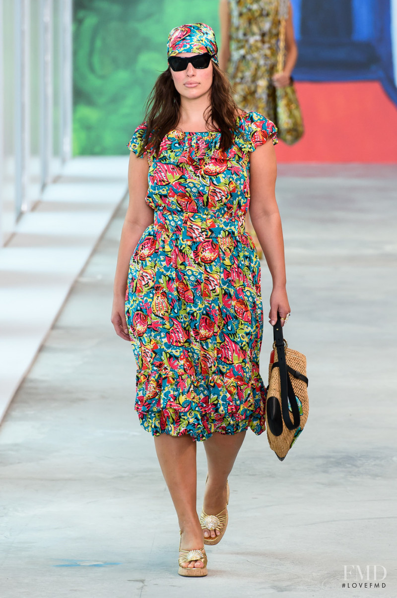Ashley Graham featured in  the Michael Kors Collection fashion show for Spring/Summer 2019