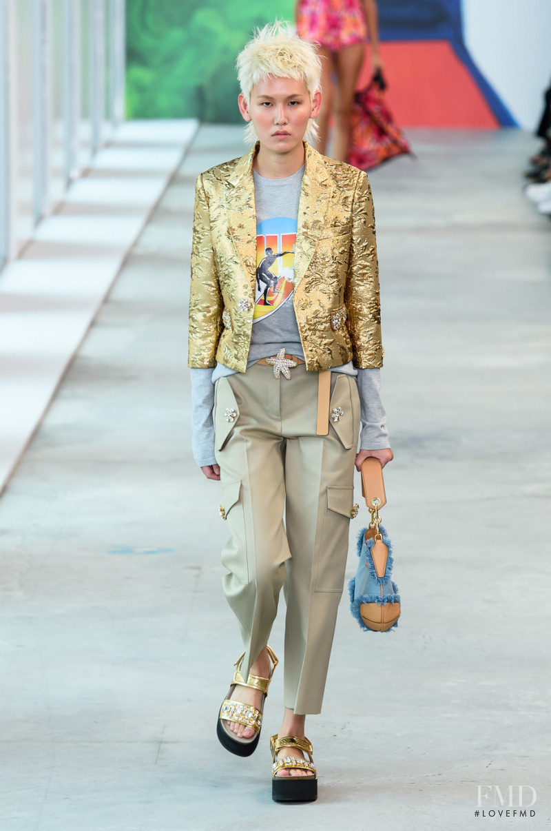 Ez Lee Ji Hye featured in  the Michael Kors Collection fashion show for Spring/Summer 2019