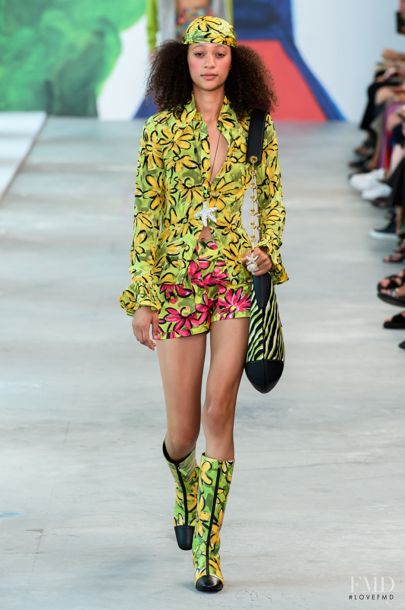 Selena Forrest featured in  the Michael Kors Collection fashion show for Spring/Summer 2019