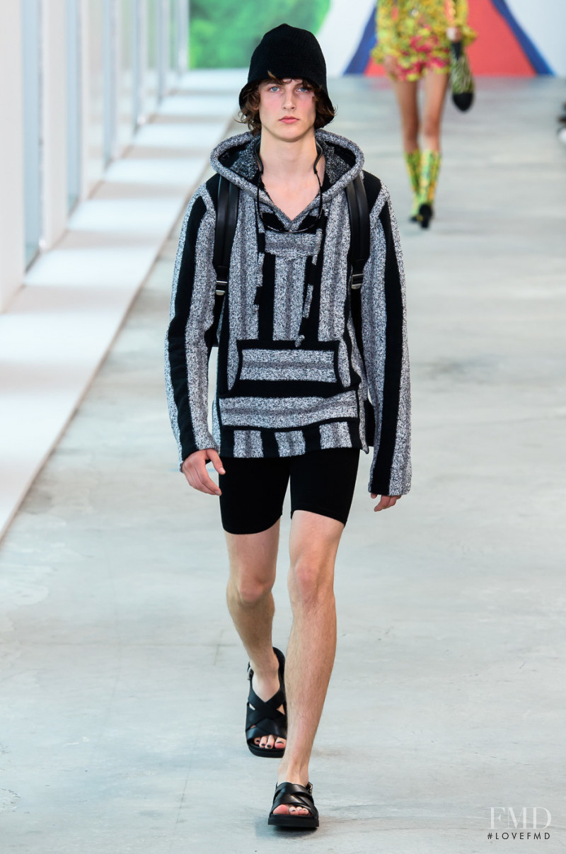 Kajus Valciukas featured in  the Michael Kors Collection fashion show for Spring/Summer 2019