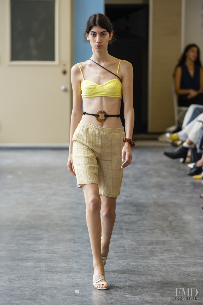 Oyku Bastas featured in  the Maryam Nassir Zadeh fashion show for Spring/Summer 2019