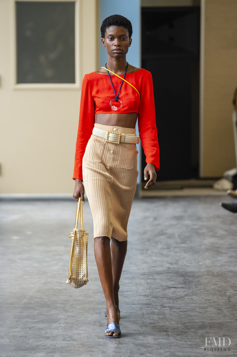 Barbra Lee Grant featured in  the Maryam Nassir Zadeh fashion show for Spring/Summer 2019