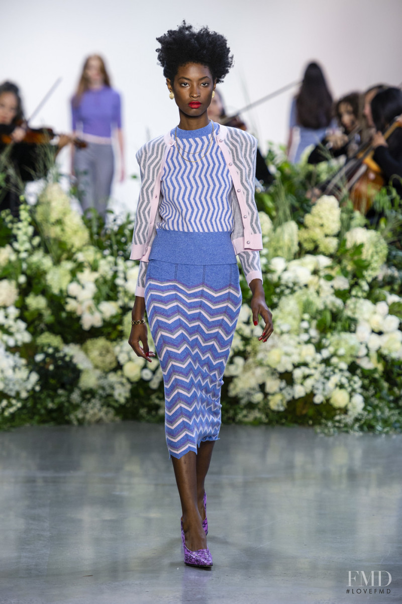 Makala Johnson featured in  the Calvin Luo fashion show for Spring/Summer 2019