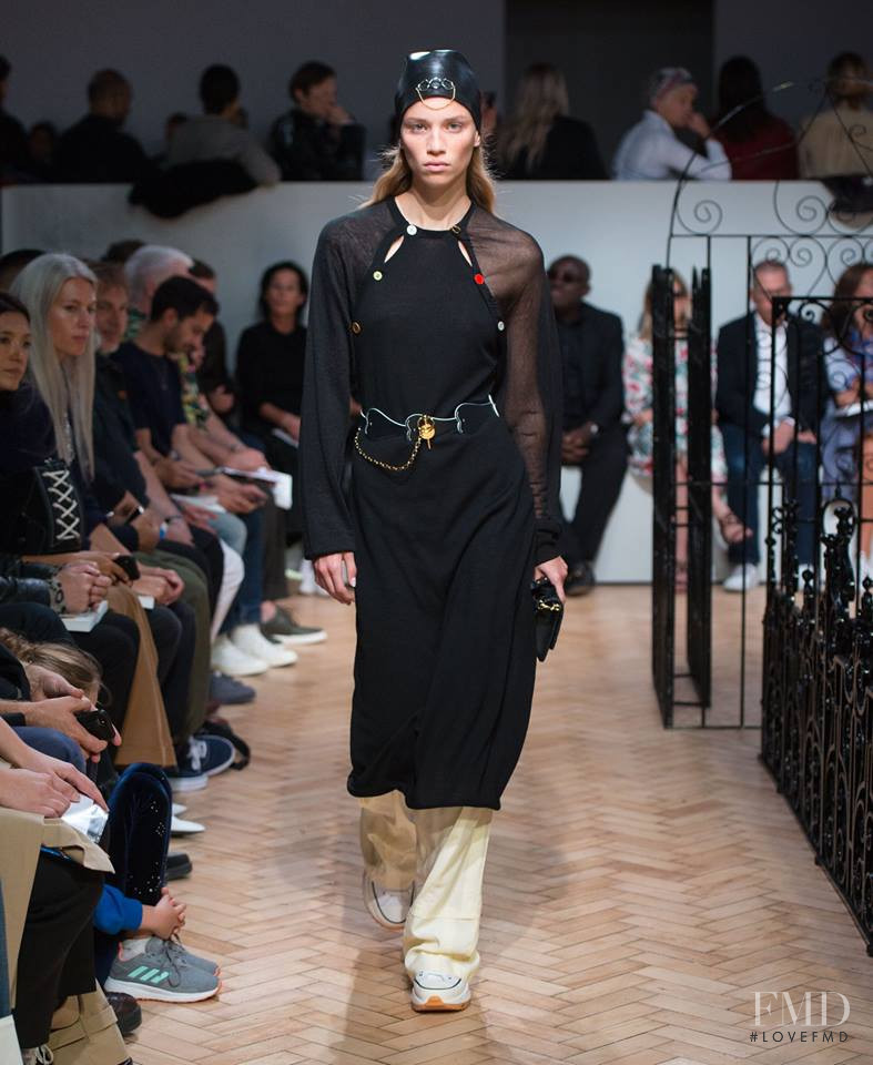 Rebecca Leigh Longendyke featured in  the J.W. Anderson fashion show for Spring/Summer 2019