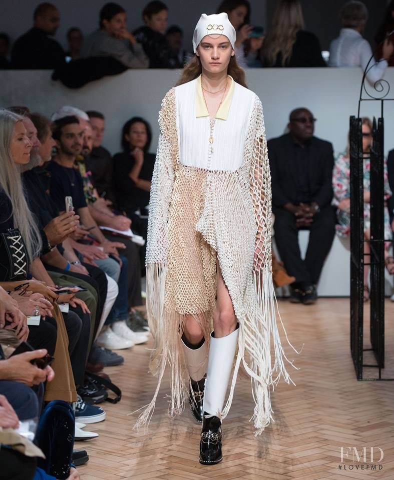 Alina Bolotina featured in  the J.W. Anderson fashion show for Spring/Summer 2019
