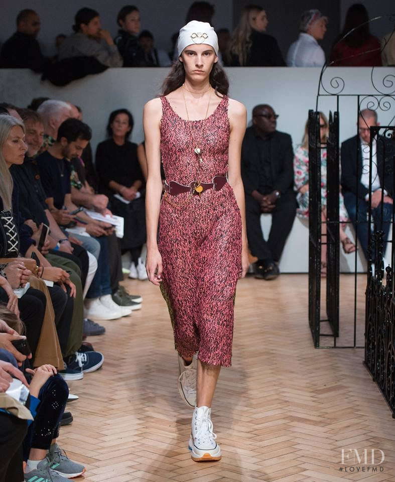 Cyrielle Lalande featured in  the J.W. Anderson fashion show for Spring/Summer 2019