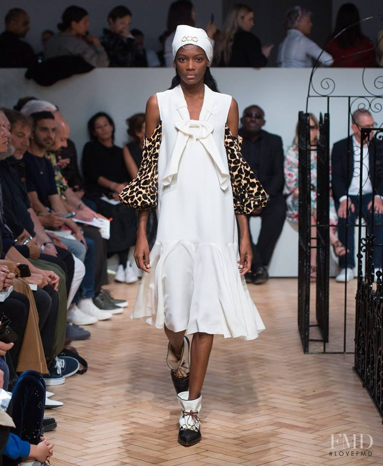 Elibeidy Dani featured in  the J.W. Anderson fashion show for Spring/Summer 2019