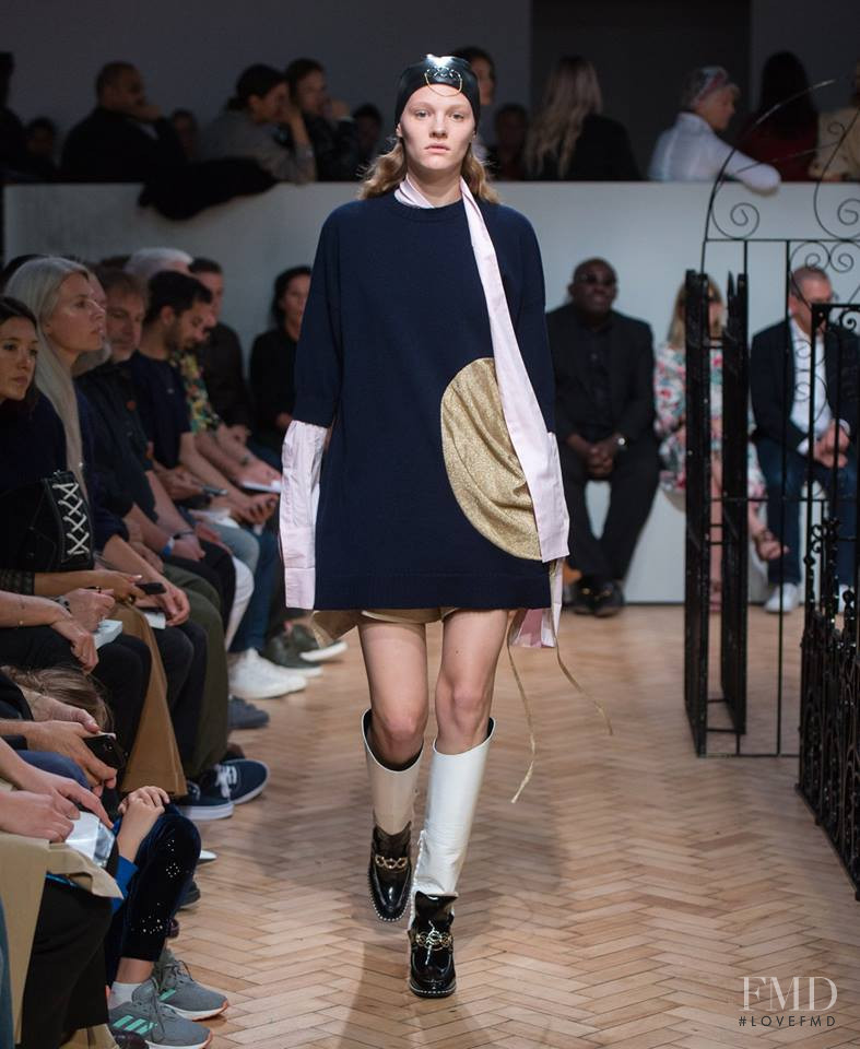 Lera Koss featured in  the J.W. Anderson fashion show for Spring/Summer 2019