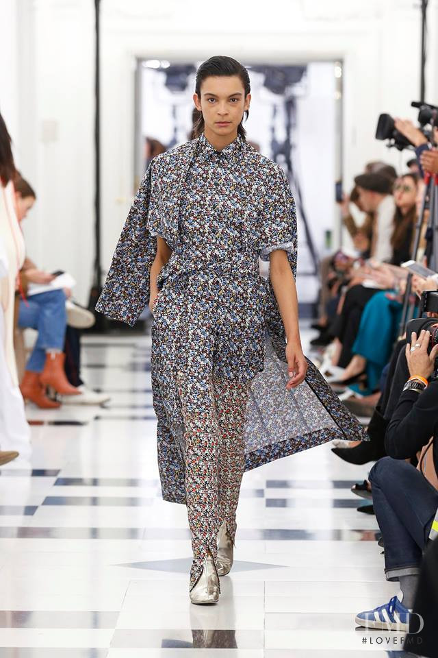 Jess Cole featured in  the Victoria Beckham fashion show for Spring/Summer 2019