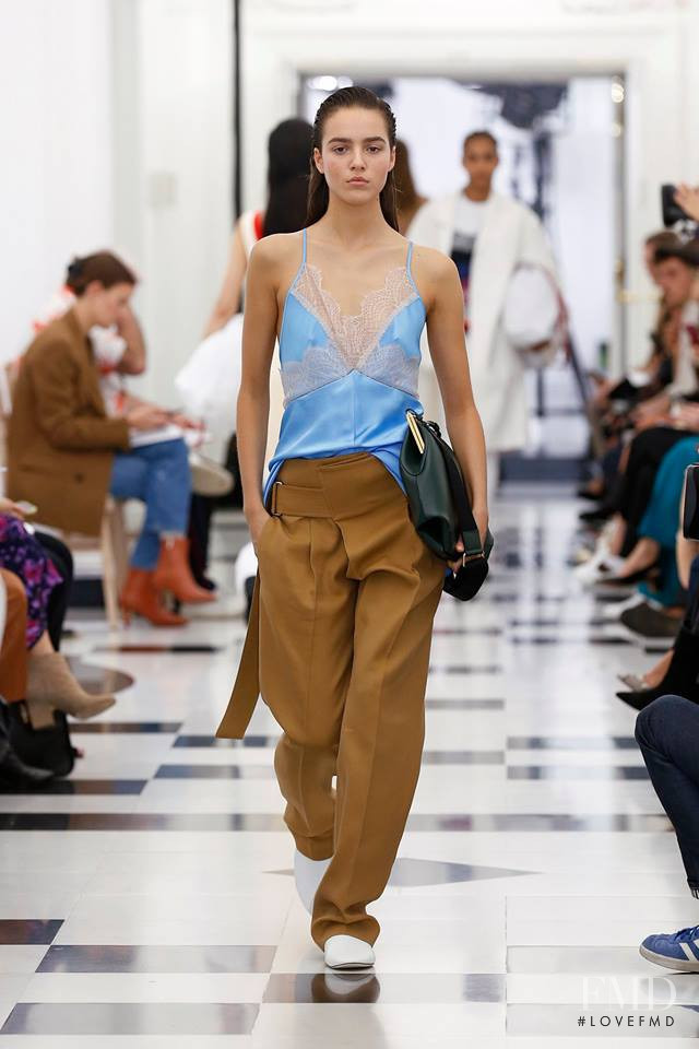 Emm Arruda featured in  the Victoria Beckham fashion show for Spring/Summer 2019