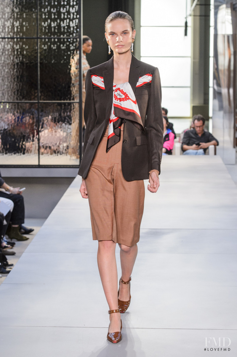 Cecilia Sundström featured in  the Burberry fashion show for Spring/Summer 2019